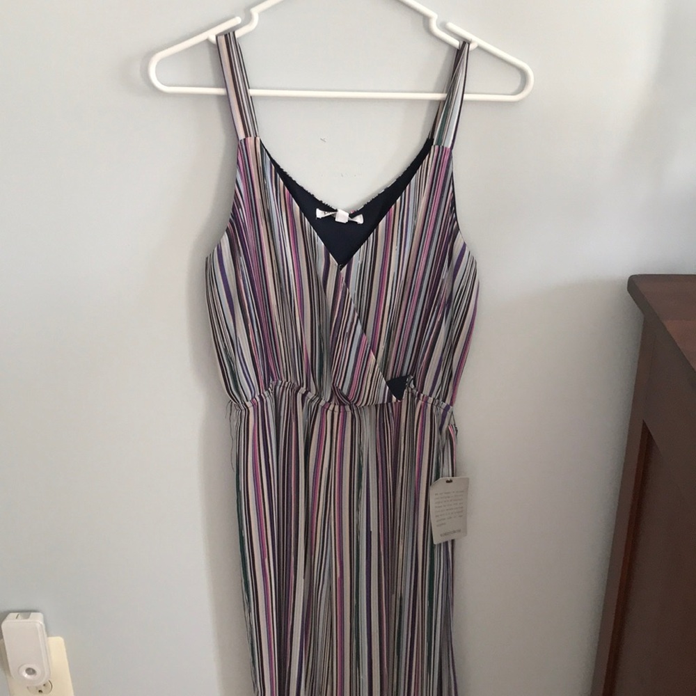 Purple Stripe Jumpsuit DR2